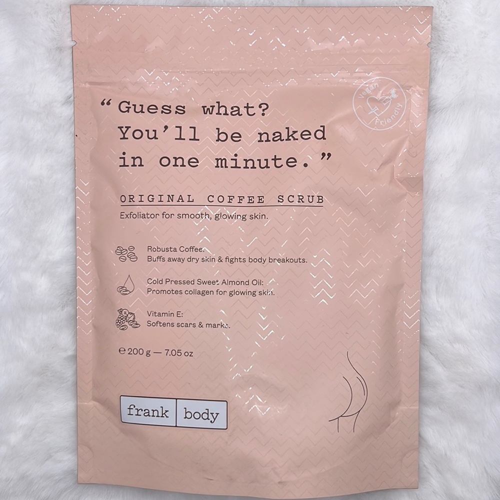 4/$25 or 2/$15 Frank Body Original Coffee Scrub - Shower Body Exfoliator